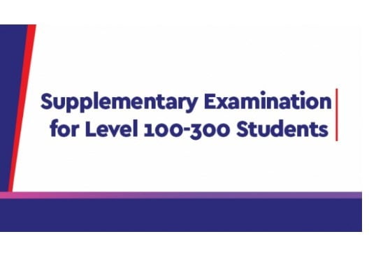UEW Supplementary Examination