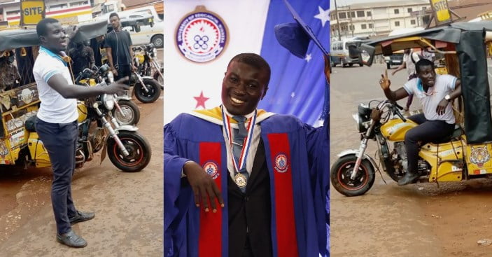Okada rider graduates from UEW
