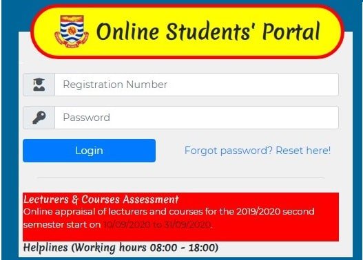 How to log on to the UCC 3-Semester 1-year top-up E-Learning Portal