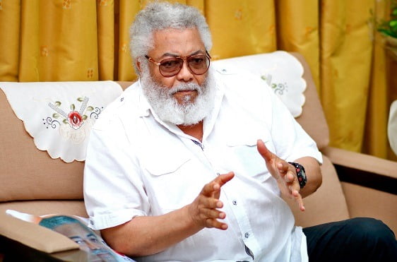 Mr Rawlings had been on admission at Korle Bu for about a week for an undisclosed ailment.