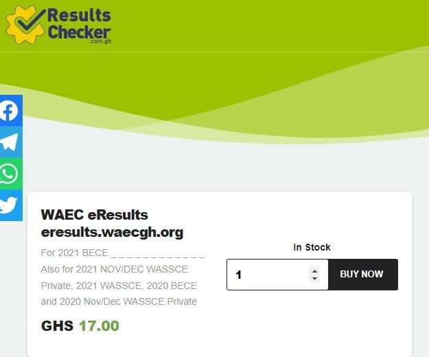 WAEC introduces new 2021/2022 BECE result checker card buying portal