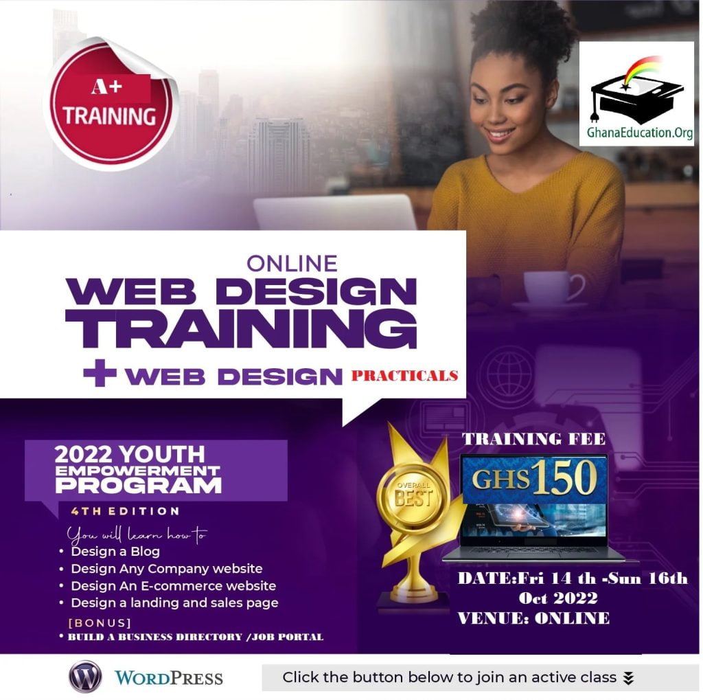 3-Day Website Designing Master Class for Beginners (Online): Register Here Online and get trained now. Earn and skill and start working