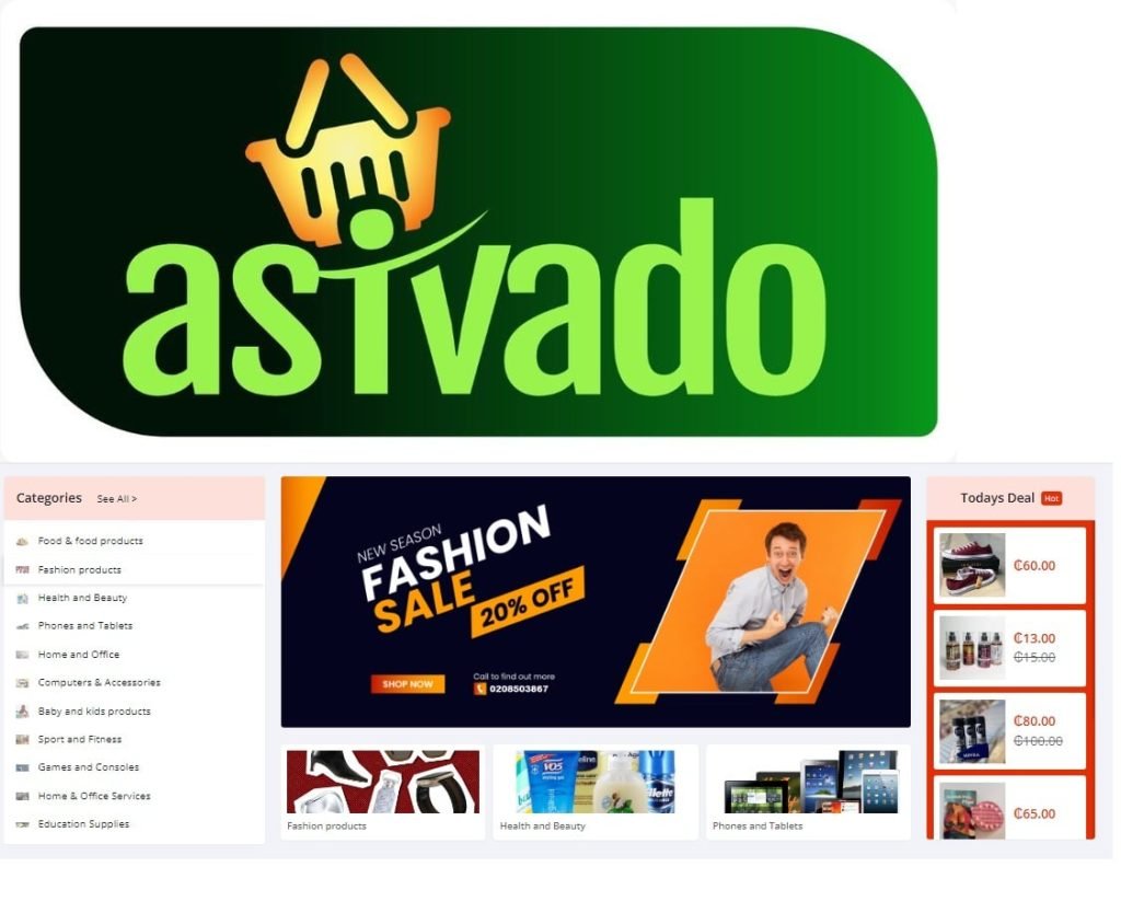 Asivado E-Commerce is a Ghanaian Start-Up business that seeks to provide an easy shopping experience for the shopping public in Ghana.