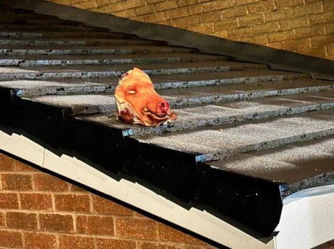 Muslims ‘Terrified’ After Pig’s Head Thrown Onto Roof Of Mosque
